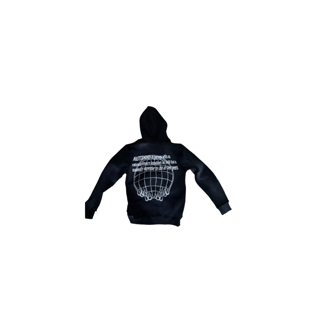"MASTERMIND" Oversized Hoodie black