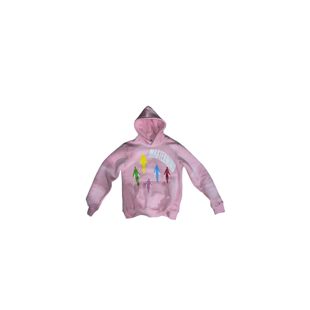 "MASTERMIND" Oversized Hoodie pink